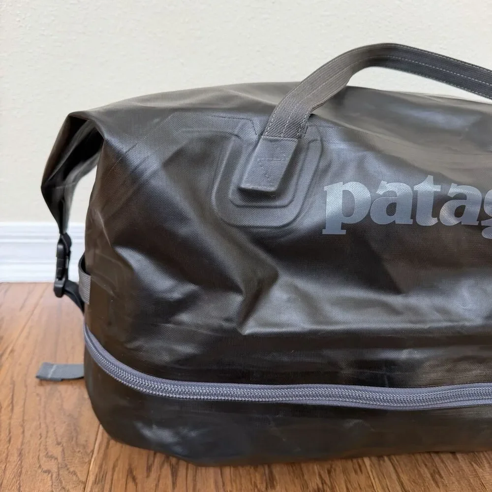 Patagonia Stormfront Wet Dry Duffel Bag 65L Waterproof Black STY49129FA19 Rare*